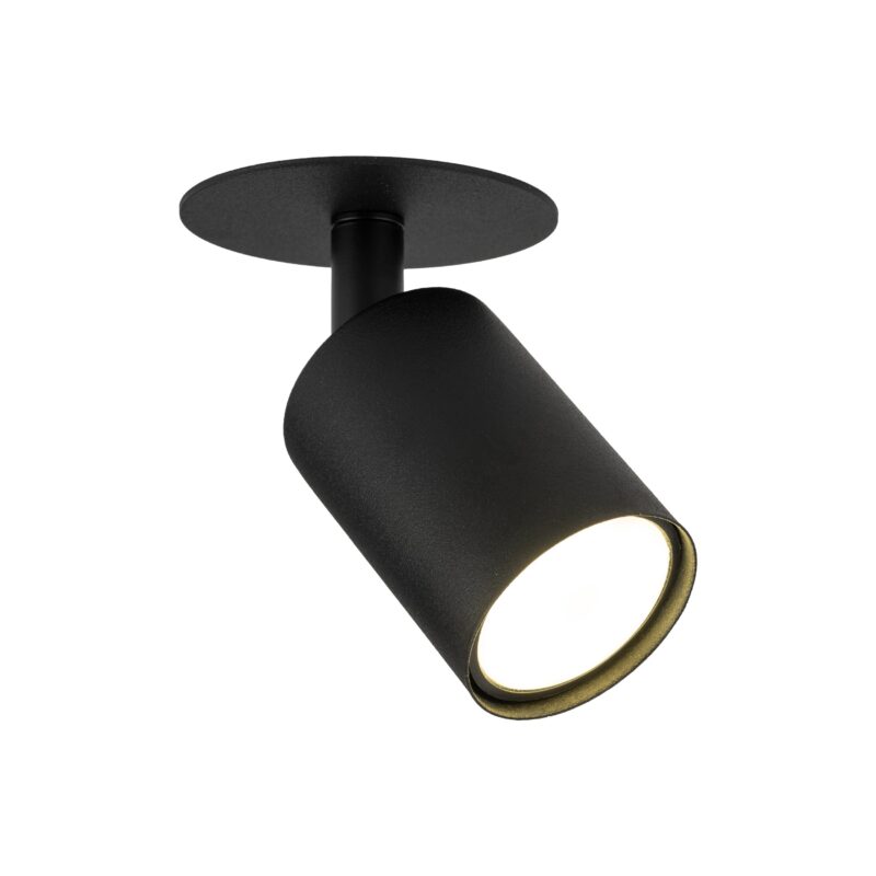 Kinkiet TK Lighting Nex Black Podtynkowy x1 - obrazek 4