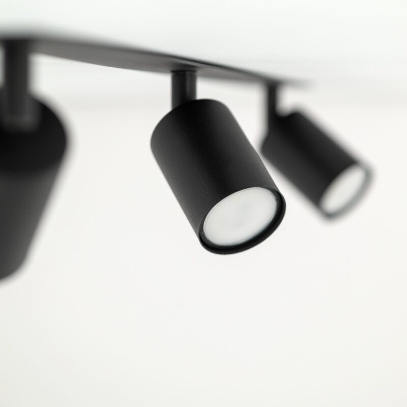 Lampa Sufitowa TK Lighting Nex Black Podtynkowa x3 - obrazek 3