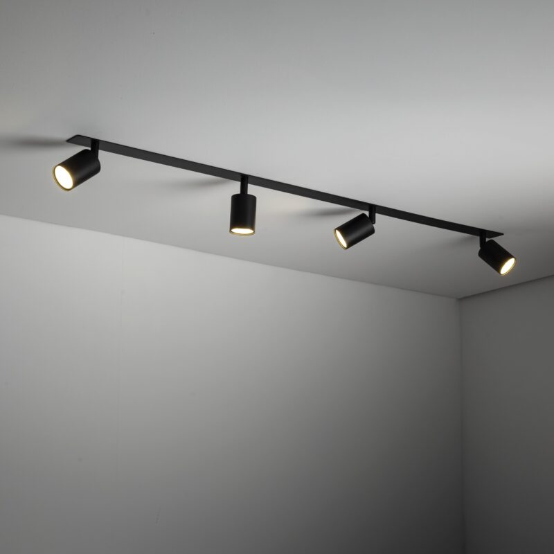 Lampa Sufitowa TK Lighting Nex Black Podtynkowa x4 - obrazek 3