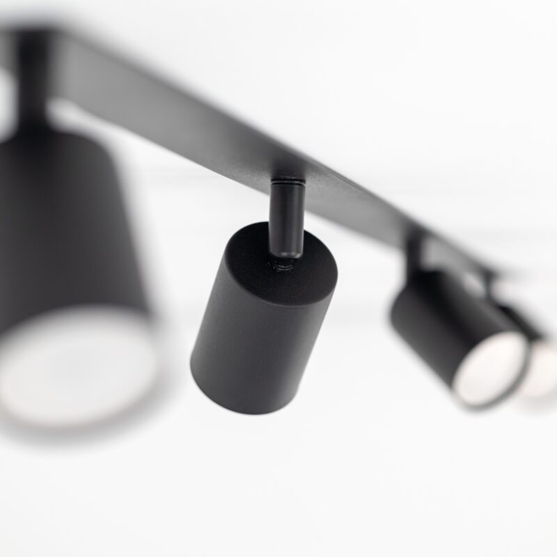 Lampa Sufitowa TK Lighting Nex Black Podtynkowa x4 - obrazek 7