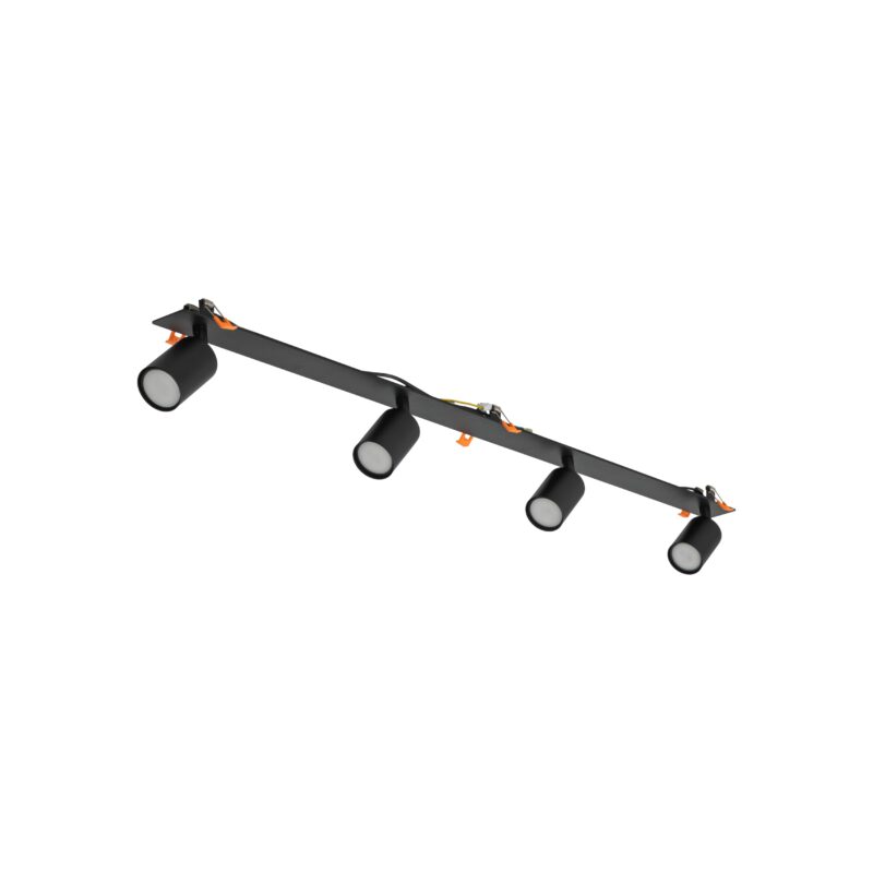 Lampa Sufitowa TK Lighting Nex Black Podtynkowa x4 - obrazek 10