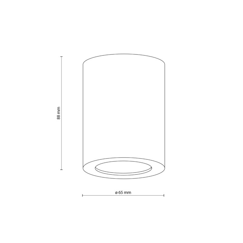Spot TK Lighting Ligno Black GU10 x1 - obrazek 5