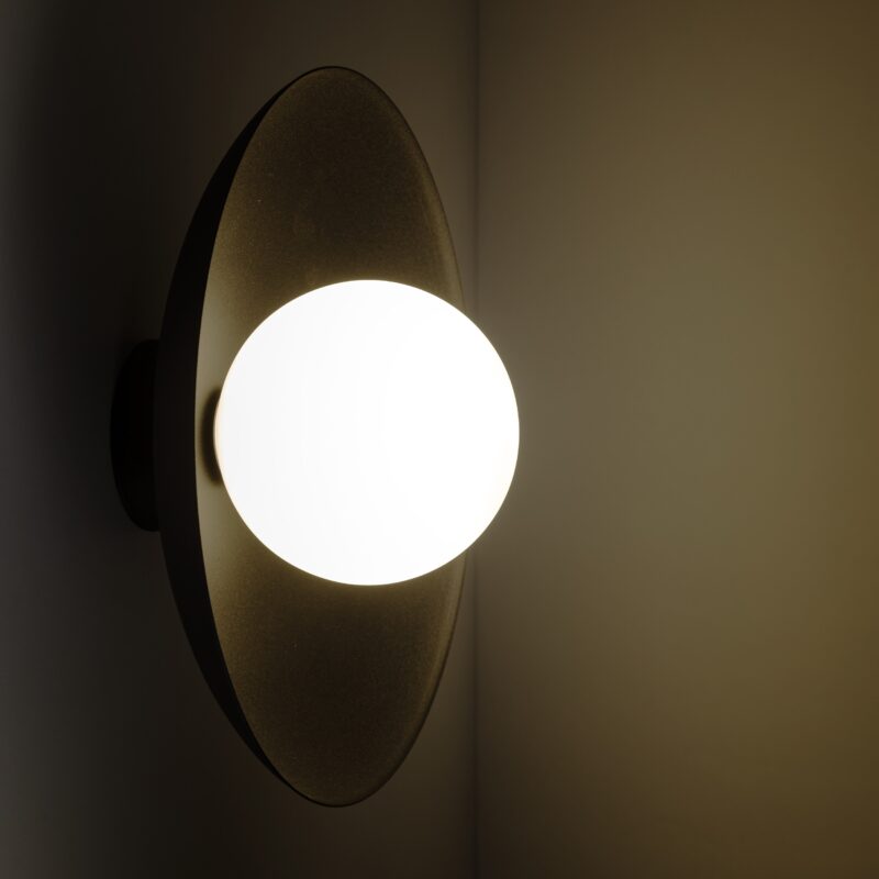 Kinkiet TK Lighting Slate Black Glass x1 - obrazek 3