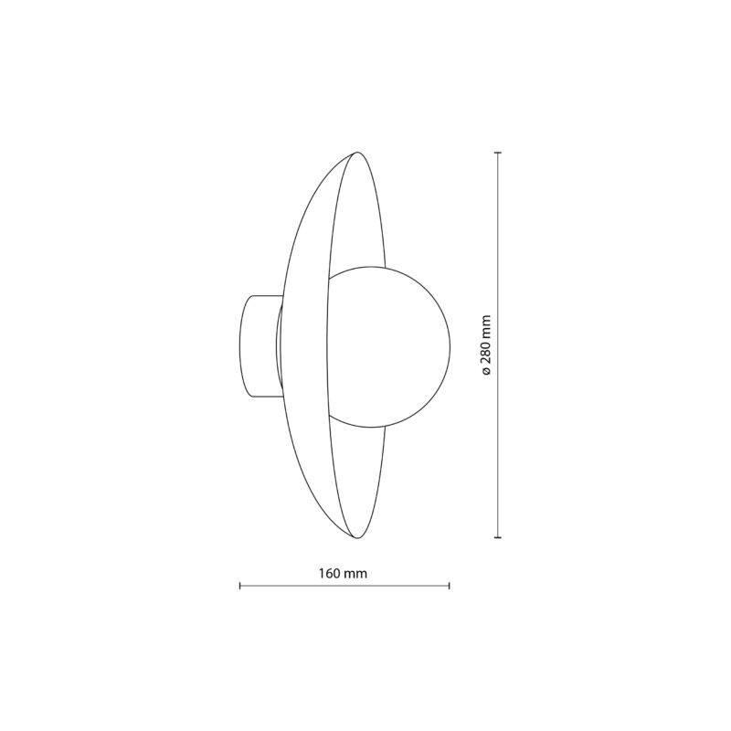 Kinkiet TK Lighting Slate Black Glass x1 - obrazek 7