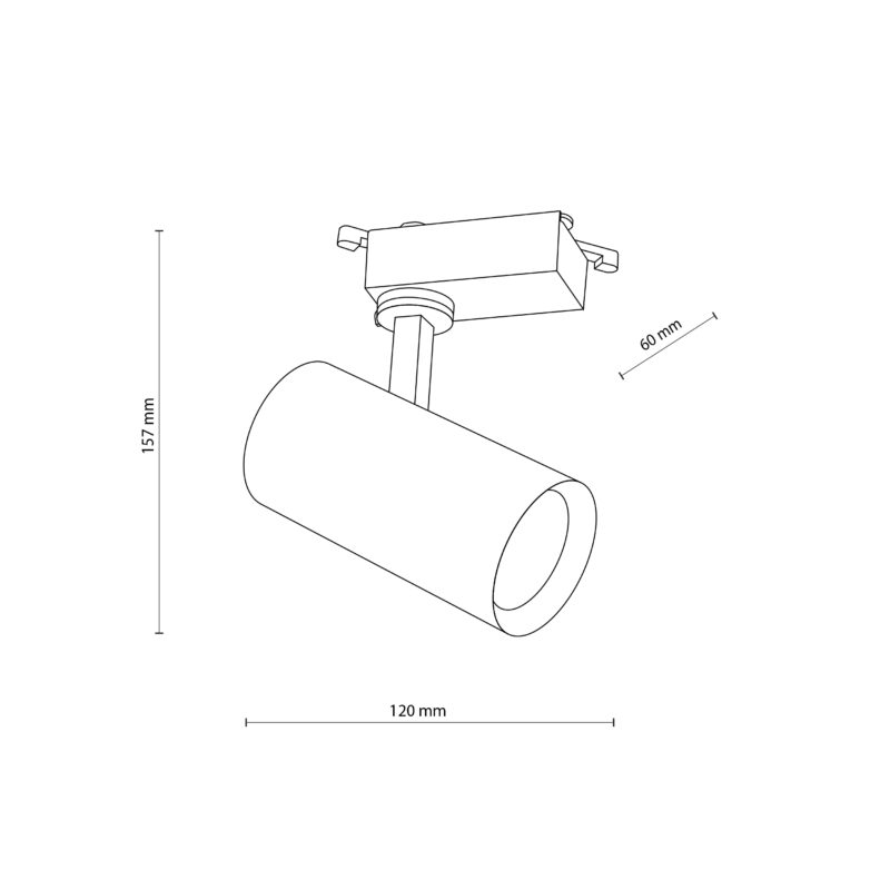 System szynowy TK Lighting Tracer White GU10 x1 - obrazek 6