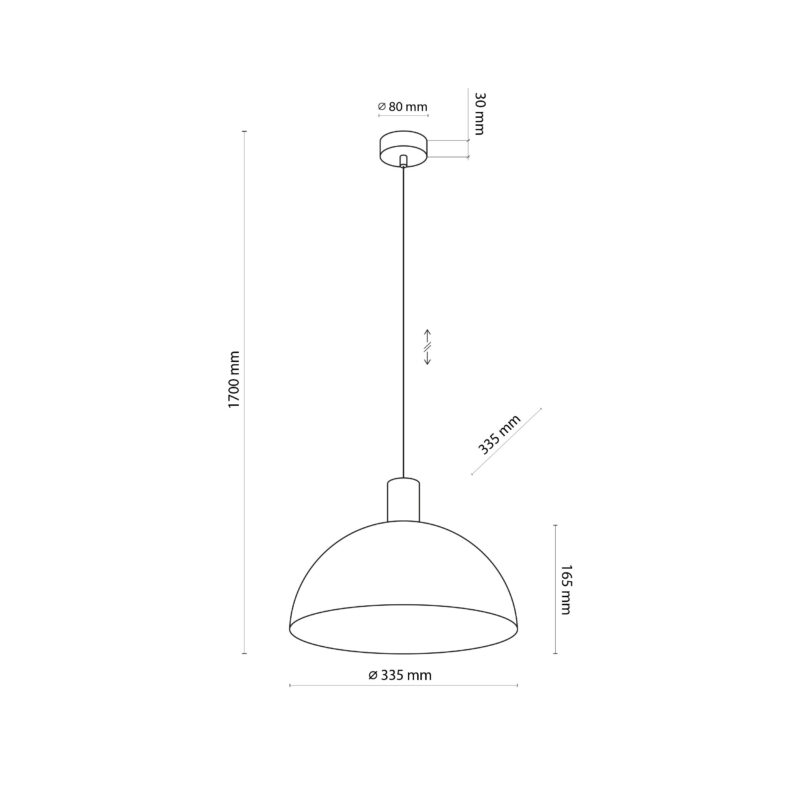 Lampa Wisząca TK Lighting Oslo Sabia x1 - obrazek 8