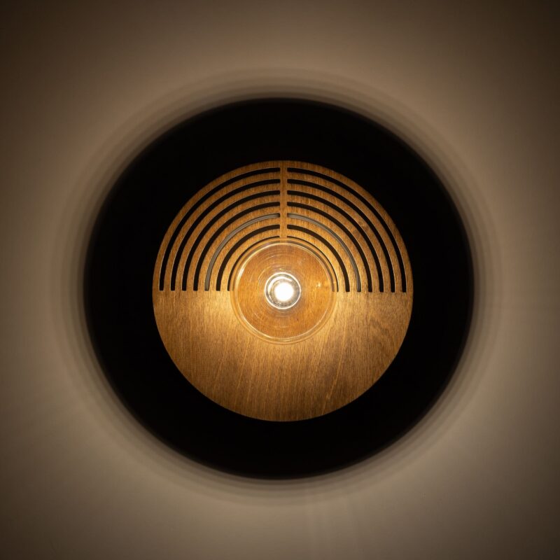 Kinkiet TK Lighting Lunar Wood 250 x1 - obrazek 3