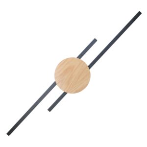 Kinkiet TK Lighting Java Black Wood x2