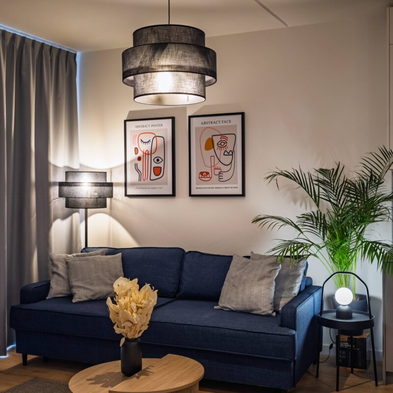 Lampka Nocna TK Lighting Miki Black x1 - obrazek 3