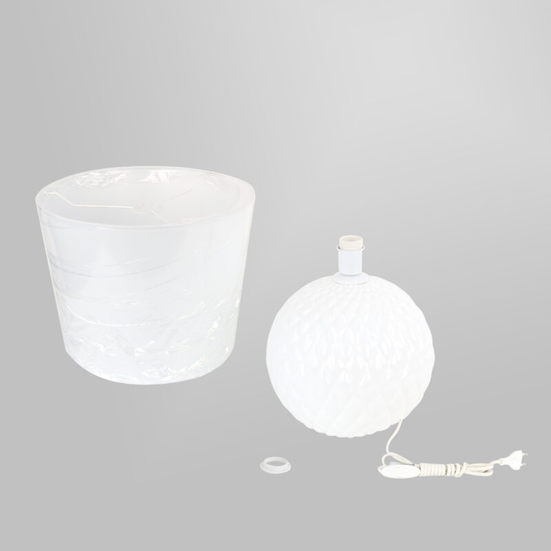 Lampka Nocna TK Lighting Santana White x1 - obrazek 9