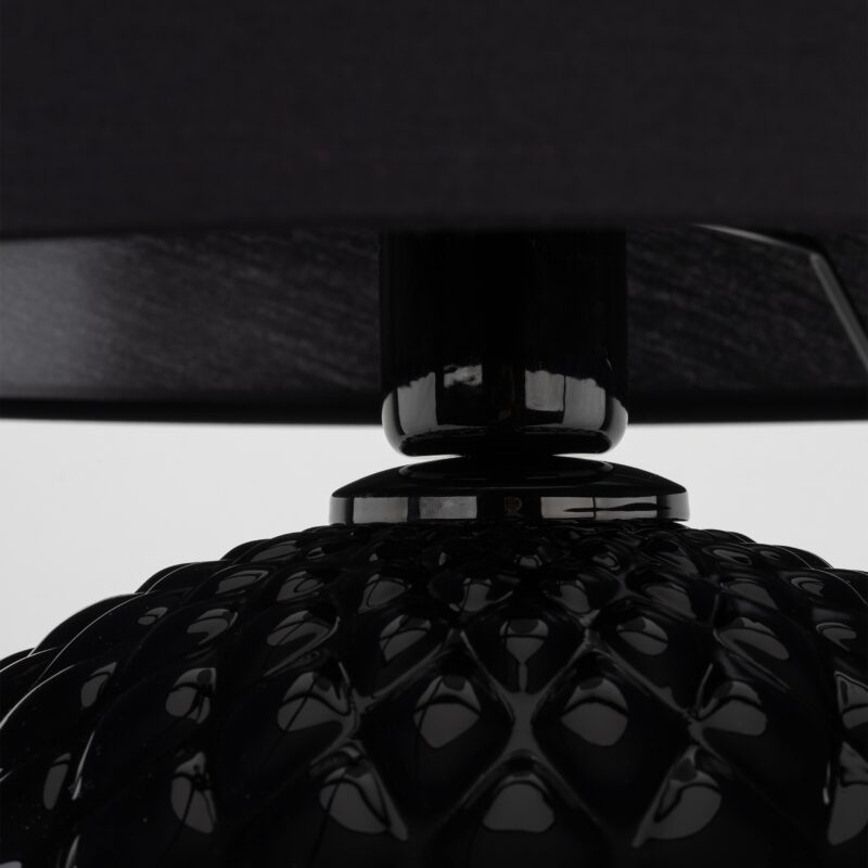 Lampka Nocna TK Lighting Santana Black x1 - obrazek 3