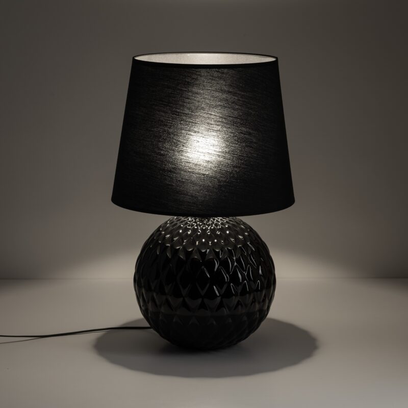 Lampka Nocna TK Lighting Santana Black x1 - obrazek 6