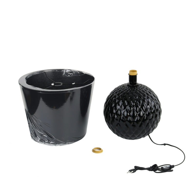 Lampka Nocna TK Lighting Santana Black x1 - obrazek 9