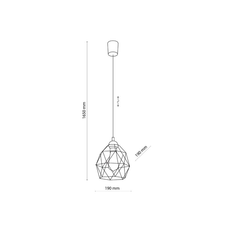 Lampa Wisząca TK Lighting Galaxy x1 - obrazek 4