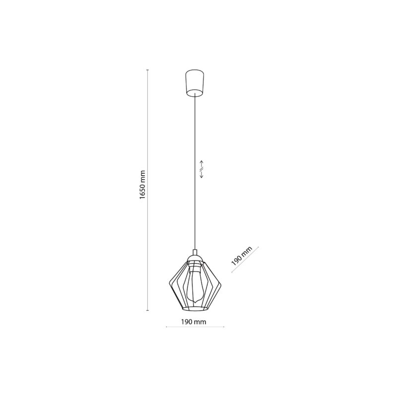 Lampa Wisząca TK Lighting Galaxy x1 - obrazek 4