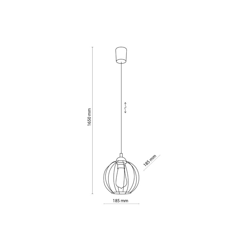 Lampa Wisząca TK Lighting Galaxy x1 - obrazek 4