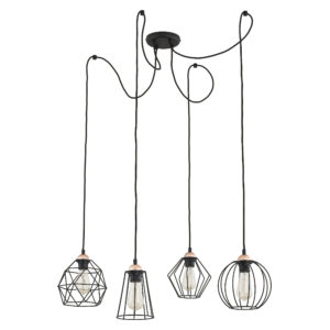 Lampa Wisząca TK Lighting Galaxy Pająk x4