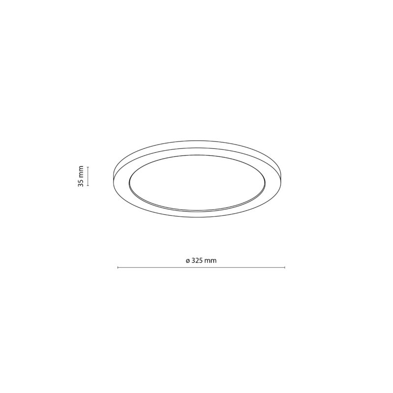 Plafon TK Lighting Aqua Wood Buk 325 24W LED x1 - obrazek 7