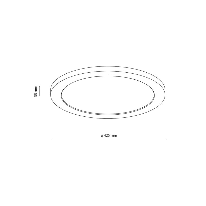 Plafon TK Lighting Aqua Wood Buk 400 36W LED x1 - obrazek 8