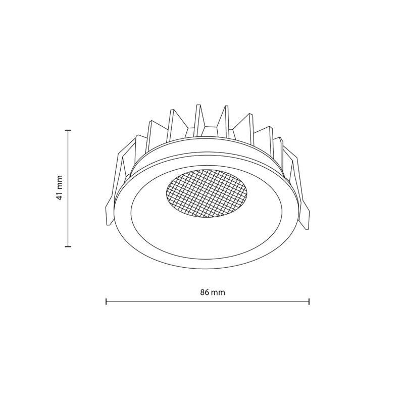 Oprawa TK Lighting Nexus Black Cct 12W x1 - obrazek 3
