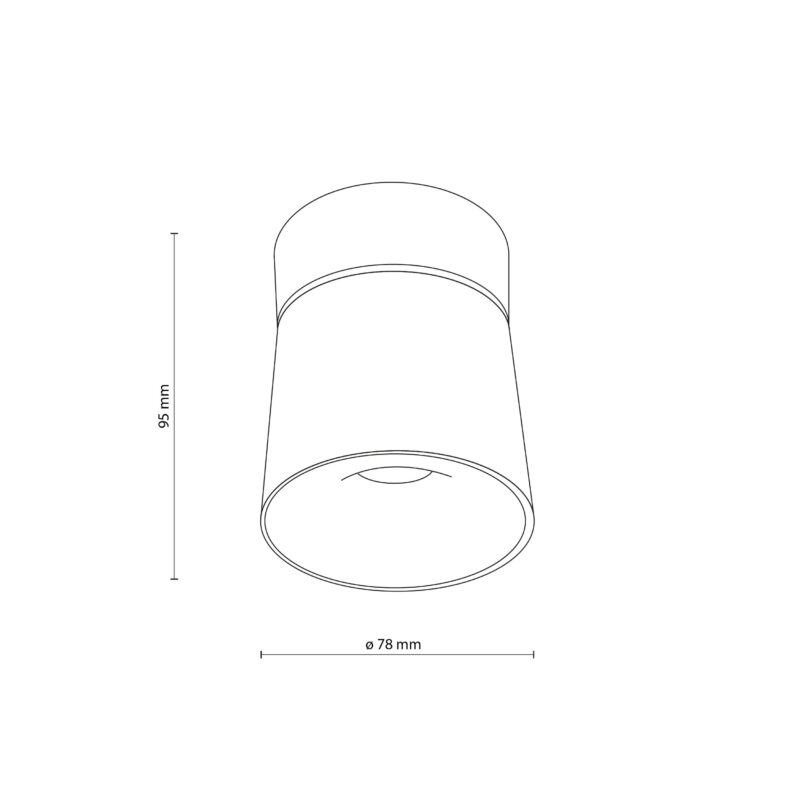 Spot TK Lighting Kyoto White 12W x1 - obrazek 3