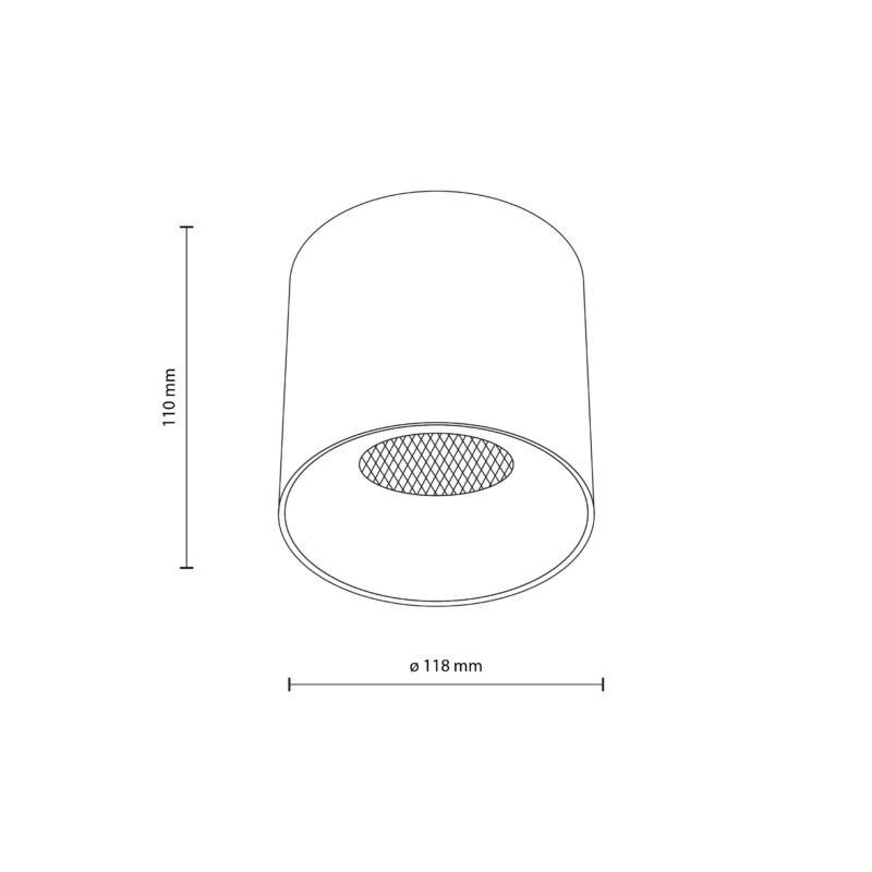 Spot TK Lighting Blaze Black 30W x1 - obrazek 9