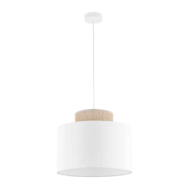 Lampa Wisząca TK Lighting Duo White Juta x1