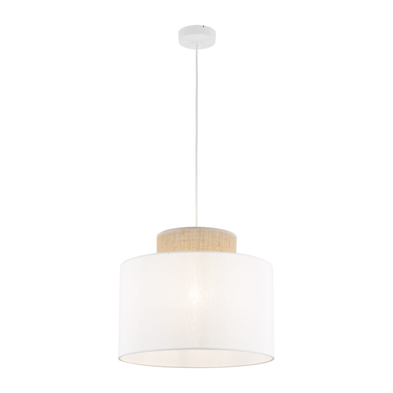 Lampa Wisząca TK Lighting Duo White Juta x1 - obrazek 4