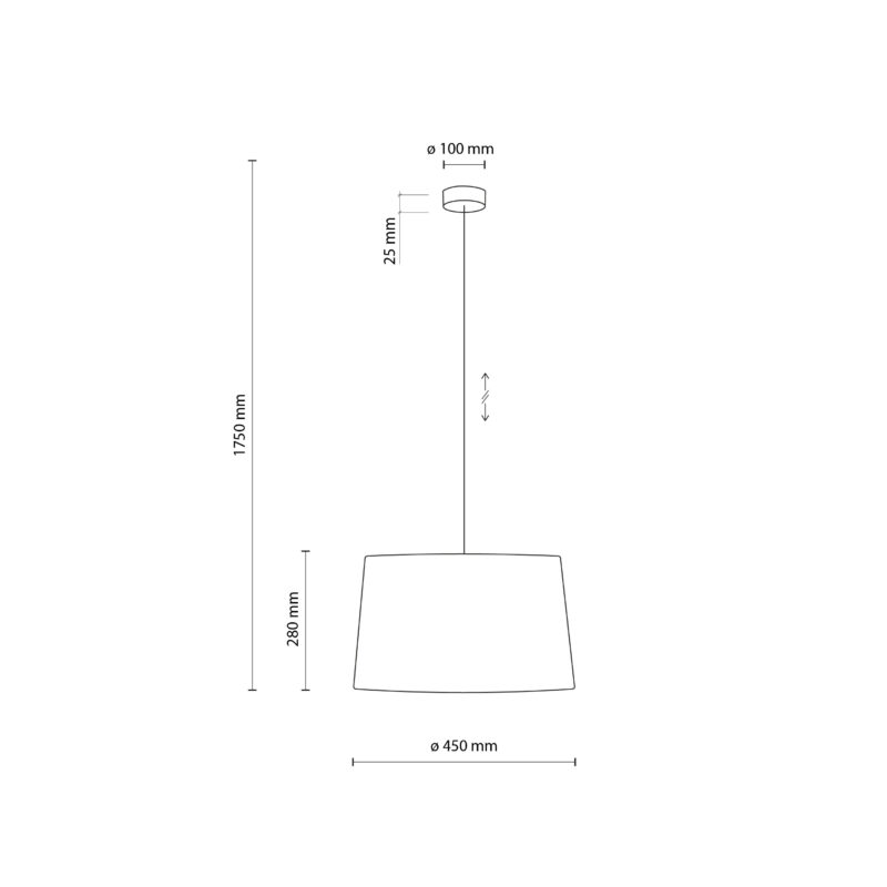Lampa Wisząca TK Lighting Maja White x1 - obrazek 5