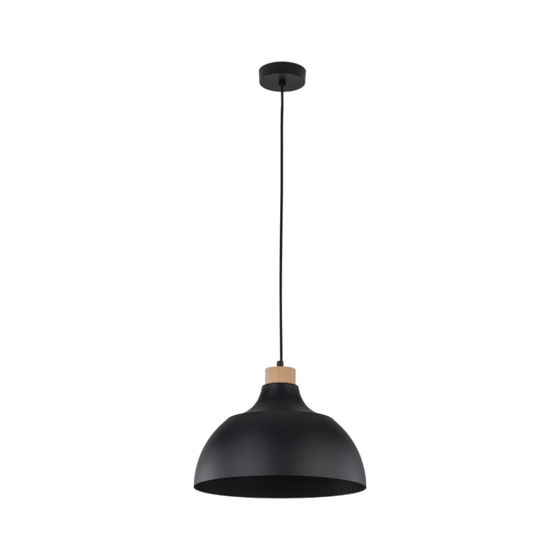 Lampa Wisząca TK Lighting Cap Black x1