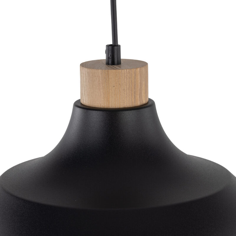 Lampa Wisząca TK Lighting Cap Black x1 - obrazek 4