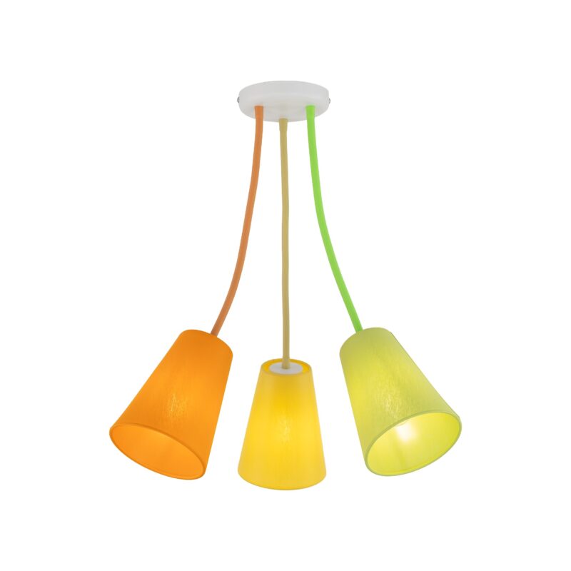 Lampa Sufitowa TK Lighting Wire Colour x3 - obrazek 3