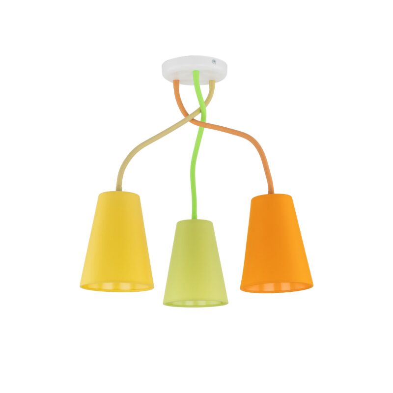 Lampa Sufitowa TK Lighting Wire Colour x3 - obrazek 6
