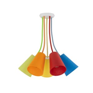Lampa Sufitowa TK Lighting Wire Colour x5