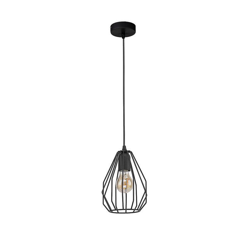 Lampa Wisząca TK Lighting Brylant Black M x1