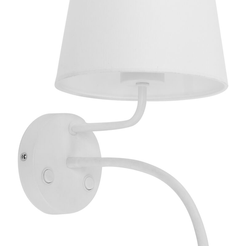 Kinkiet TK Lighting Maja White E27 + GU10 x2 - obrazek 3