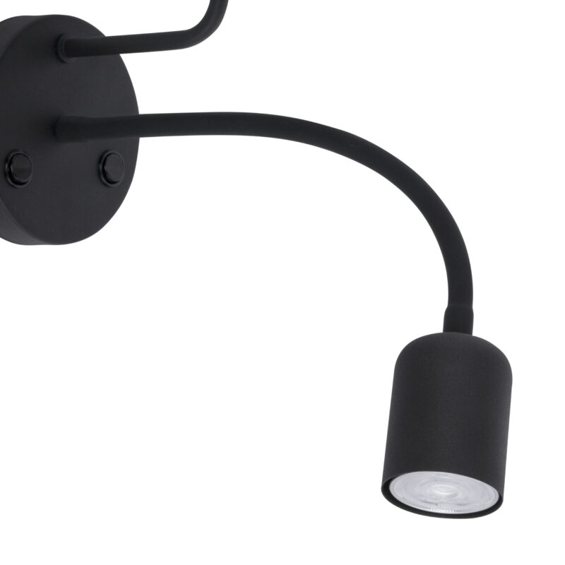 Kinkiet TK Lighting Maja Black E27 + GU10 x2 - obrazek 3