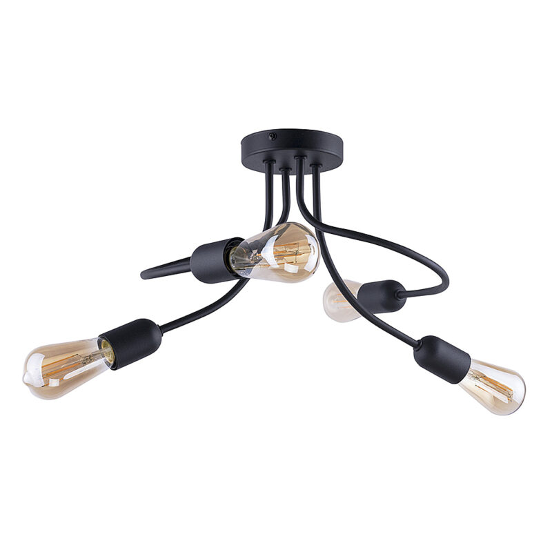 Lampa Sufitowa TK Lighting Fado Black x4