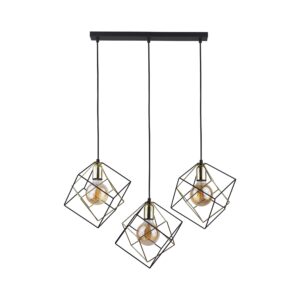 Lampa Wisząca TK Lighting Alambre Listwa Cz/zł x3