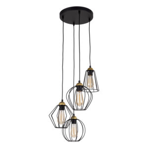 Lampa Wisząca TK Lighting Galaxy Brass x4