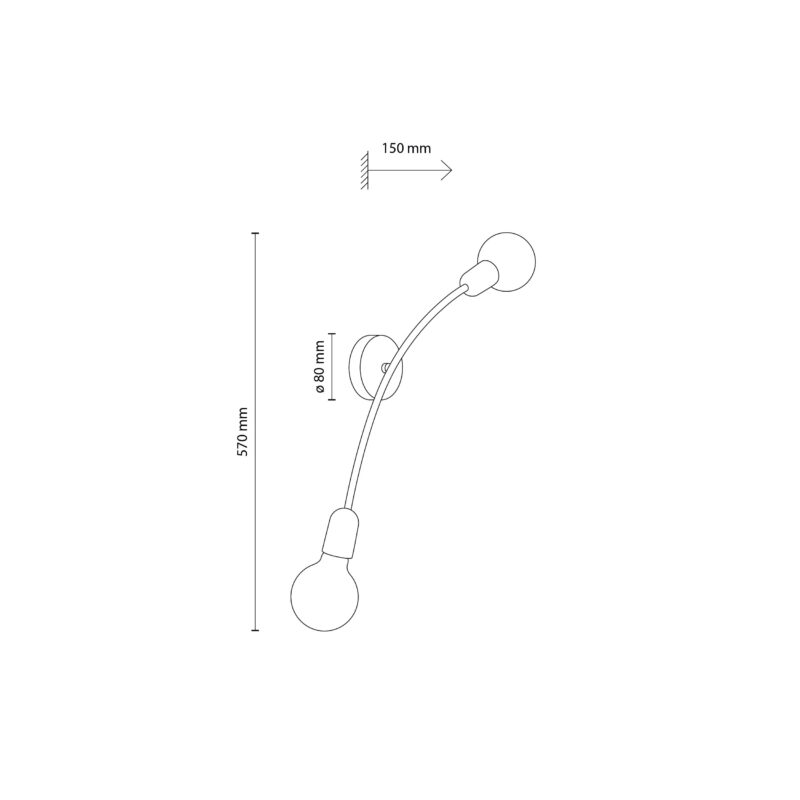 Kinkiet TK Lighting Helix Black x2 - obrazek 6