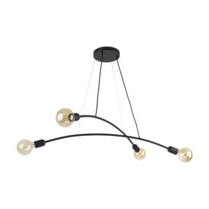 Lampa Wisząca TK Lighting Helix Black x4
