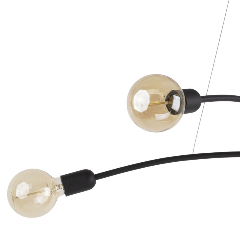 Lampa Wisząca TK Lighting Helix Black x4 - obrazek 4