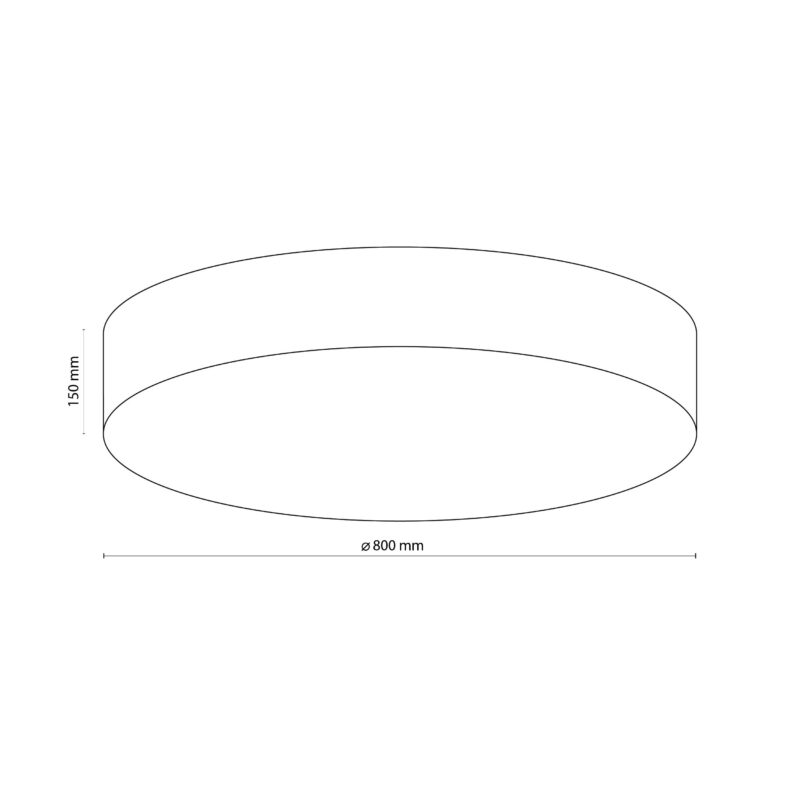 Lampa Sufitowa TK Lighting Rondo Graphite 780 x6 - obrazek 3