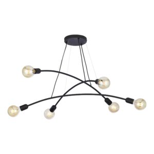 Lampa Wisząca TK Lighting Helix Black x6