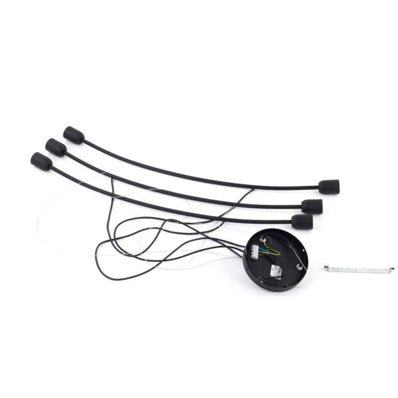 Lampa Wisząca TK Lighting Helix Black x6 - obrazek 8