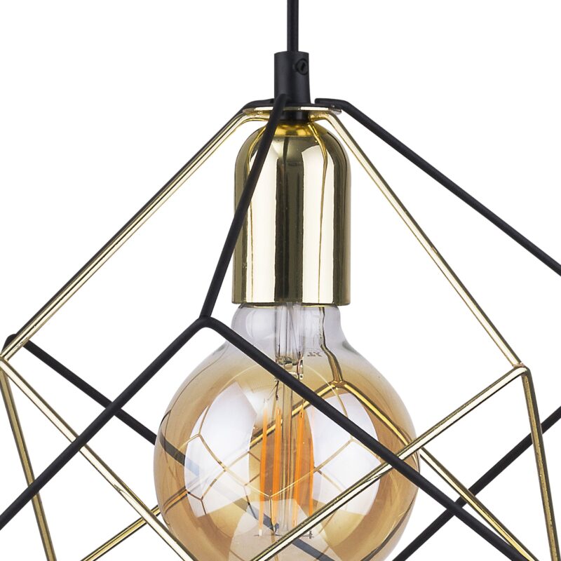 Lampa Wisząca TK Lighting Alambre Cz/zł x1 - obrazek 6
