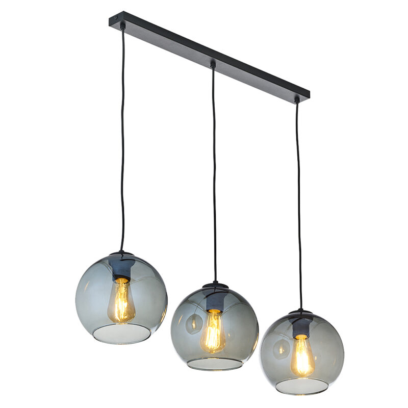 Lampa Wisząca TK Lighting Cubus Graphite Listwa x3