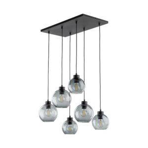 Lampa Wisząca TK Lighting Cubus Graphite x6