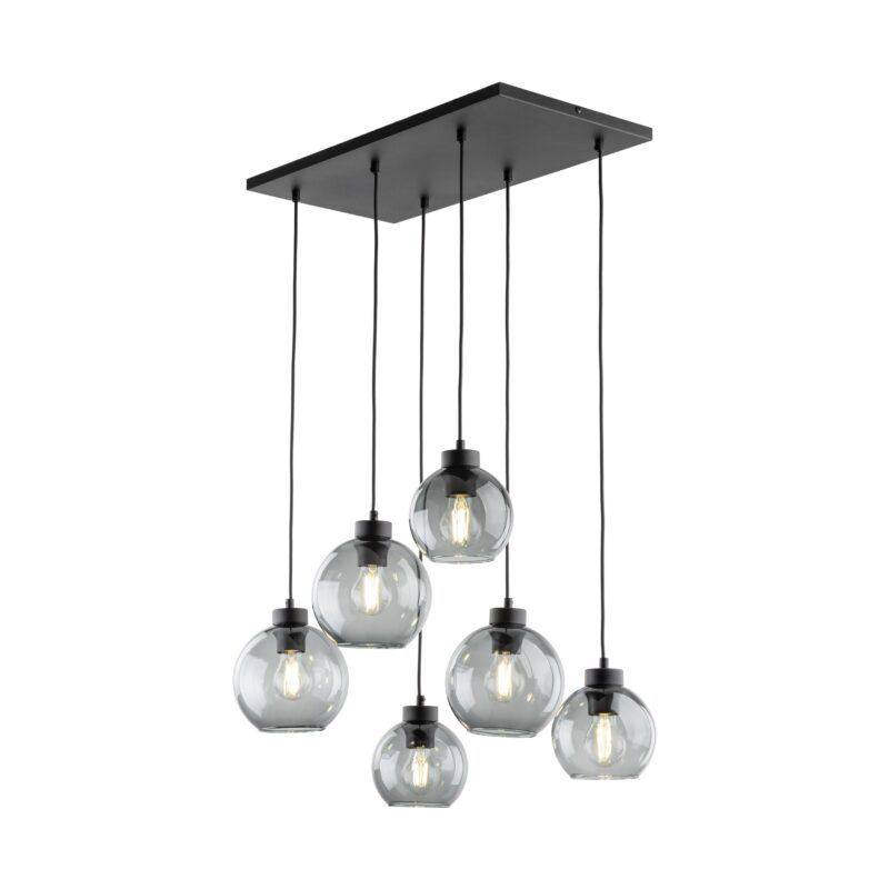 Lampa Wisząca TK Lighting Cubus Graphite x6 - obrazek 4